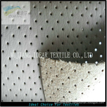 1.10mm Punching PU Synthetic Leather Fabric For Sofa